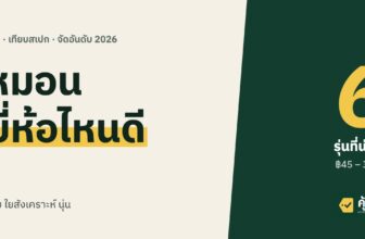หมอน ยี่ห้อไหนดี 2026
