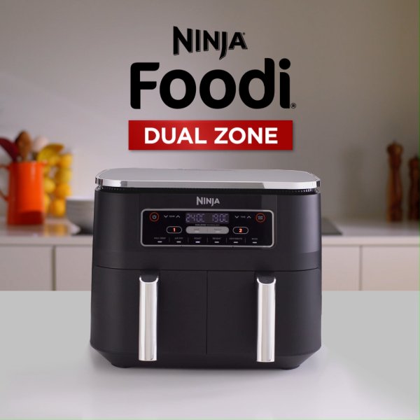 หม้อทอดไร้น้ำมัน 2 ตะกร้า Ninja Foodi AF300
