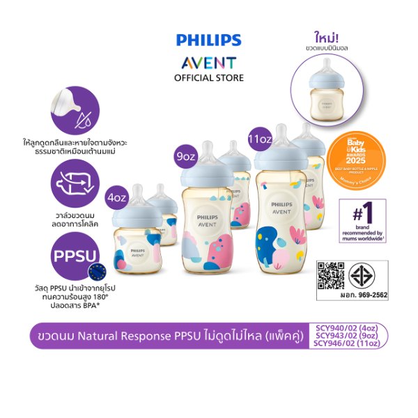 ขวดนม Philips Avent Natural Response PPSU