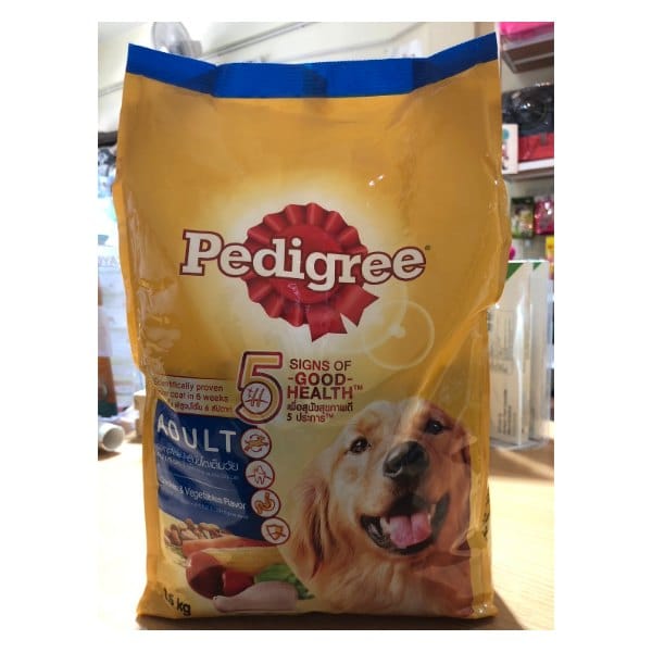 อาหารสุนัข Pedigree รสไก่และผัก 1.5 กก.